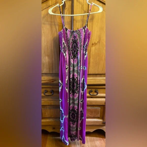 knee length dresses for ladies Floral Printed Long Dress: Modern Indian Gown by Raas USA